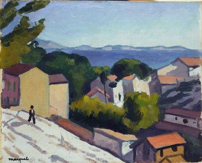 La strada di Estaque da Albert Marquet