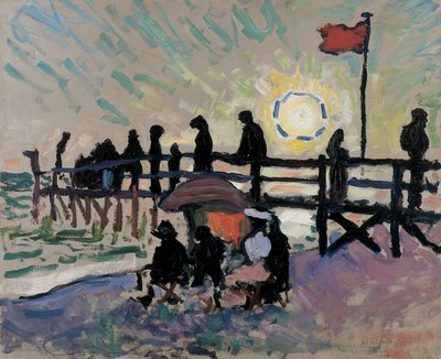 Il ponte pedonale a Sainte-Adresse da Albert Marquet