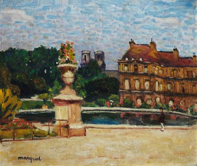 Lo stagno al Lussemburgo, c.1904 da Albert Marquet