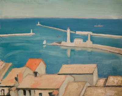 Il porto di Cette, Marsiglia, 1924 da Albert Marquet