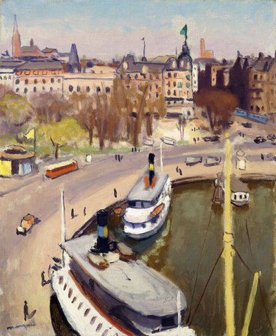 Il Porto di Stoccolma da Albert Marquet