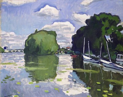La Senna a Poissy da Albert Marquet