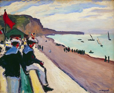 La spiaggia di Fecamp da Albert Marquet