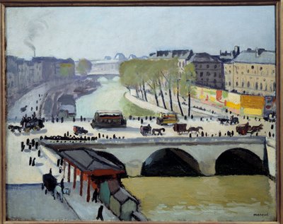 Vista del Pont Saint Michel a Parigi da Albert Marquet