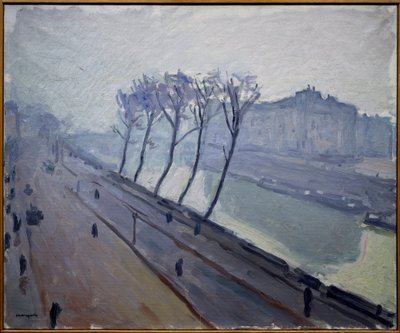 Veduta dei moli della Senna a Parigi da Albert Marquet