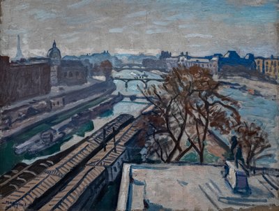 Vista della Senna e del monumento a Enrico IV da Albert Marquet