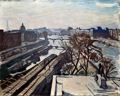 Veduta della Senna e della statua di Enrico IV, c1906 da Albert Marquet