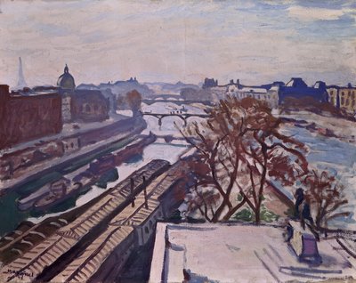 Veduta della Senna con il monumento a Enrico IV da Albert Marquet
