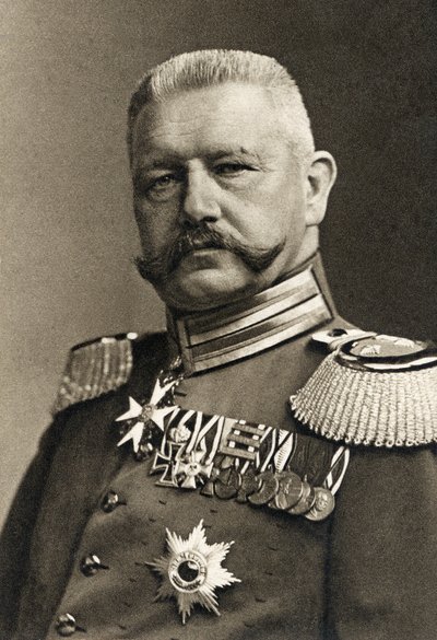 Generale Feldmaresciallo von Hindenburg, 1923 da Albert Meyer