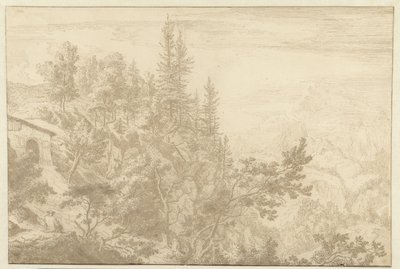 Paesaggio montano con vista sul Passo Loibl da Albert Meyering