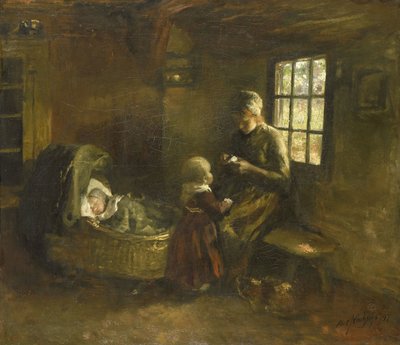 Alla culla da Albert  Neuhuys