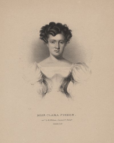 Miss Clara Fisher, litografia di C.G. Childs, 1830 da Albert Newsam