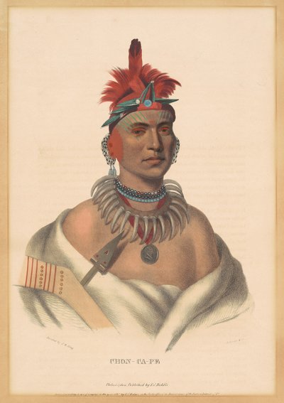 Chon-Ca-Pe da Albert Newsam, after Henry Inman, after Charles Bird King