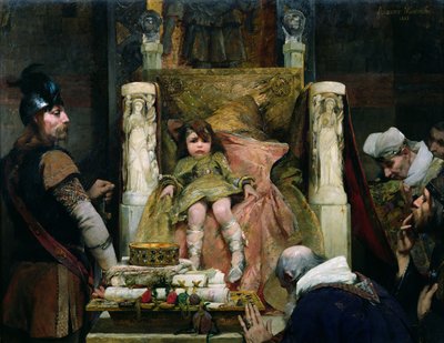 Omaggio a Clodoveo II (635-657) da Albert Pierre Rene Maignan