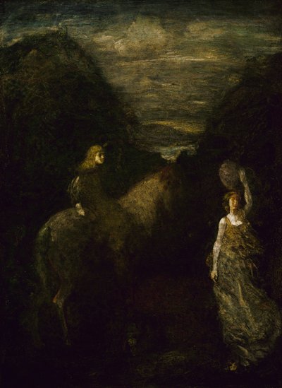 Re Cophetua e la mendicante, entro il 1906 o 1907 da Albert Pinkham Ryder