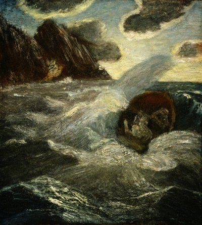 La figlia di Lord Ullin da Albert Pinkham Ryder