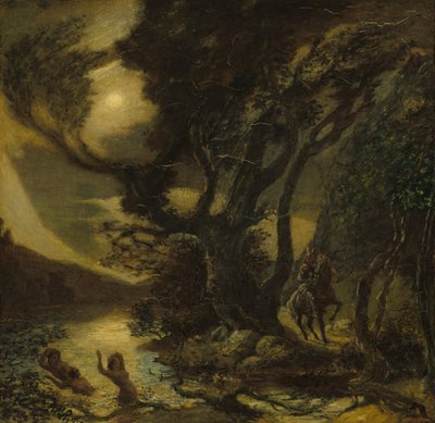 Sigfrido e le fanciulle del Reno da Albert Pinkham Ryder