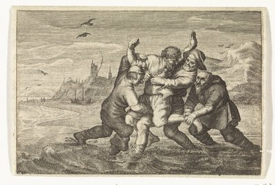 Combattimento in mare da Albert Poel