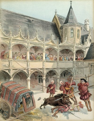 Il cinghiale di Amboise. Durante le celebrazioni dopo l