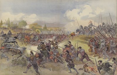 Battaglia di Cerisoles da Albert Robida