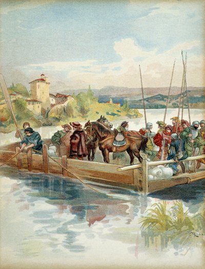 Carlo IV di Borbone (Conte poi Duca di Vendome) da Albert Robida