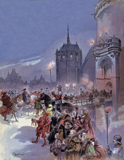 Carlo V e Francesco I da Albert Robida