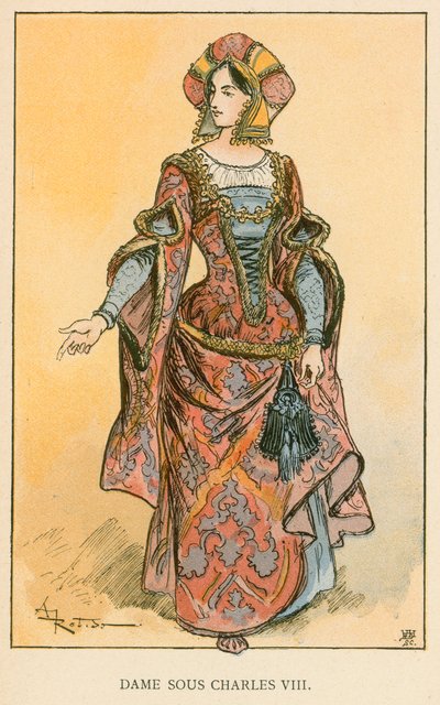 Dame Sous Charles VIII da Albert Robida