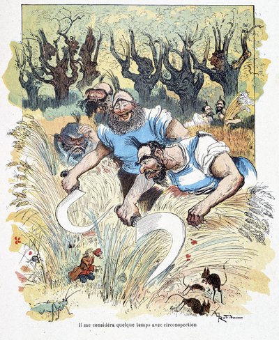 Gulliver nella Terra dei Giganti - in "I viaggi di Gulliver" di Swift, ill. di Robida da Albert Robida