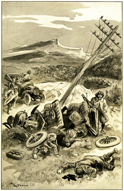 Illustrazione di Albert Robida (1848-1926) per il libro di Leon Berthault 
