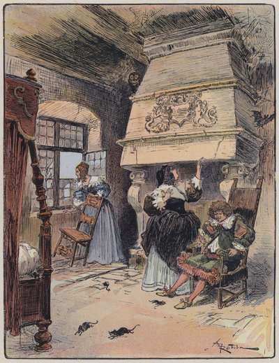 Illustrazione per Le Capitaine Bellormeau di e illustrato da A Robida da Albert Robida