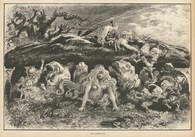 Korrigans, spiriti della leggenda bretone da Albert Robida