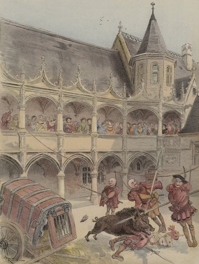 Il cinghiale di Amboise da Albert Robida