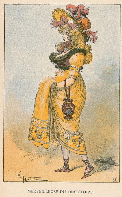 Merveilleuse del Direttorio da Albert Robida