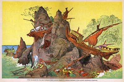 Sindbad il Marinaio da Albert Robida