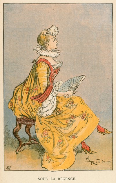 Sotto la Reggenza da Albert Robida