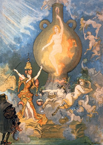 Il quinto libro, c1900 (illustrazione) da Albert Robida