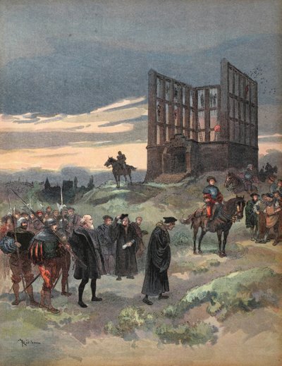 Il Sovrintendente Semblancay condannato a morte, illustrazione da 