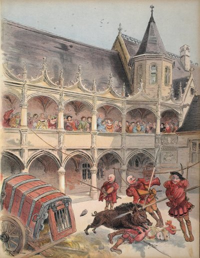 Il cinghiale selvatico di Amboise, illustrazione da 