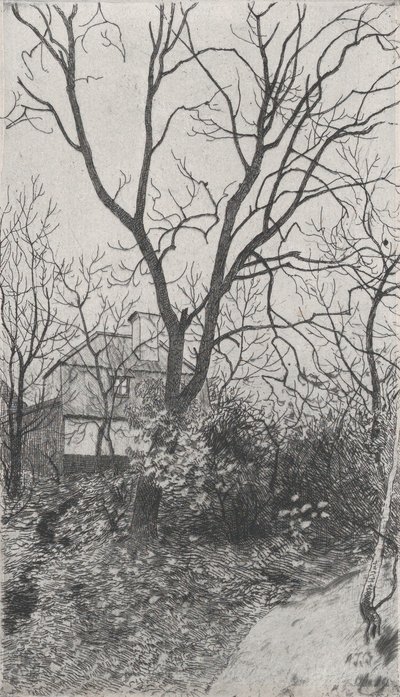 Autunno, dal portfolio della Società Svedese di Belle Arti, 1889 da Albert Theodor Gellerstedt