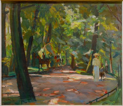 Passeggiata nel Giardino Inglese da Albert Weisgerber