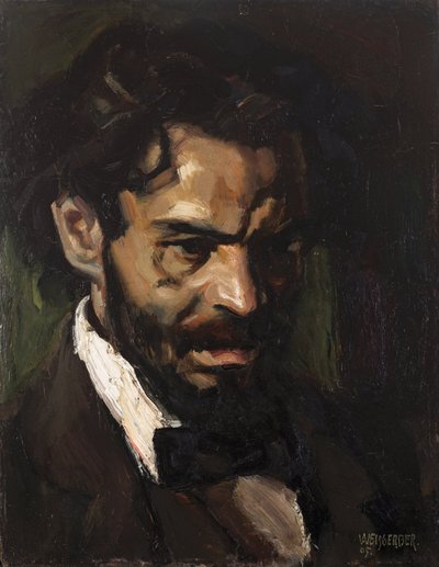 Il poeta Ludwig Scharf da Albert Weisgerber