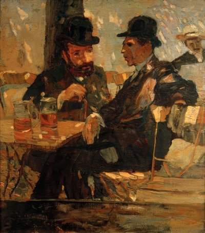 Nel giardino della birra da Albert Weisgerber