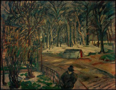 Nel giardino inglese da Albert Weisgerber