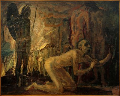 Geremia prima della deportazione in Babilonia da Albert Weisgerber