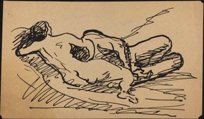 Nudo reclinato da Albert Weisgerber