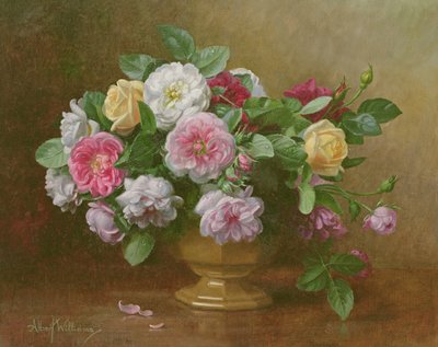 AB1192 Una ciotola di rose da Albert Williams