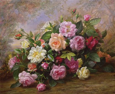 AB/284/2 Una fantasia di rose da Albert Williams