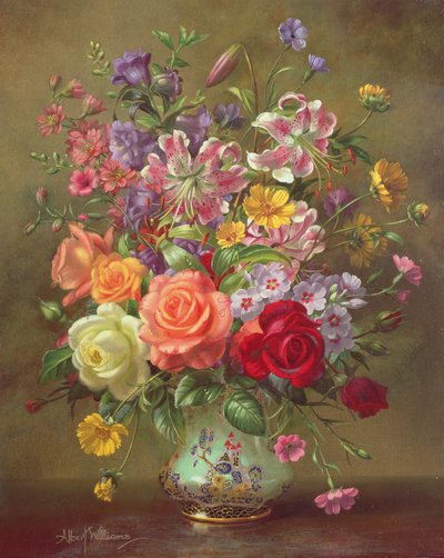 Una Composizione Floreale Estiva, 1996 da Albert Williams