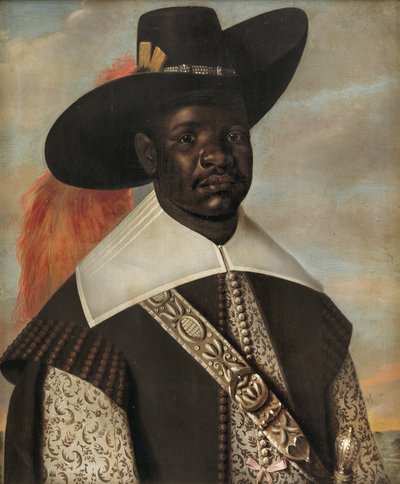 Don Miguel de Castro, emissario del Kongo, c. 1643 da Albert van der Eeckhout