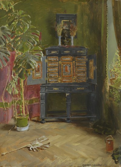 La stanza verde, 1882 da Albert von Keller